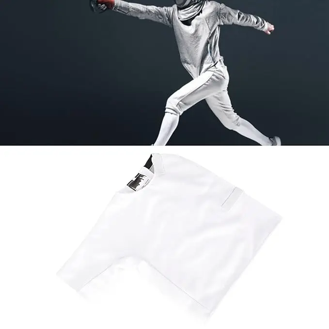 Fencing Uniform, Fencing Equipment Protective Vest Semi Open Design for Fencing Competition (42 Size 150‑155cm 40kg) 
